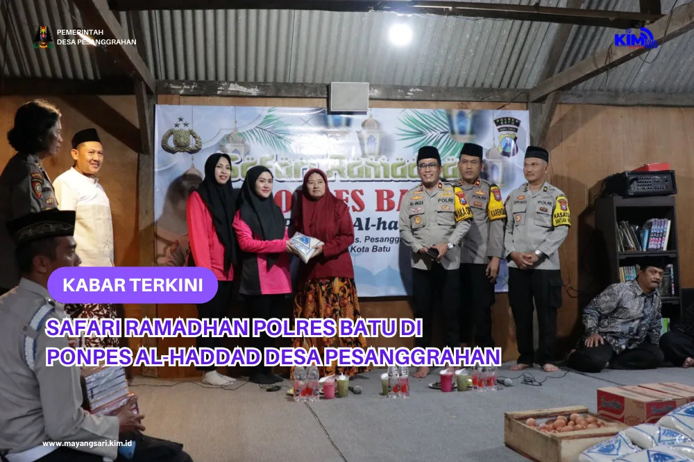 Safari Ramadhan Polres Batu Di Ponpes Al-Haddad Desa Pesanggrahan
