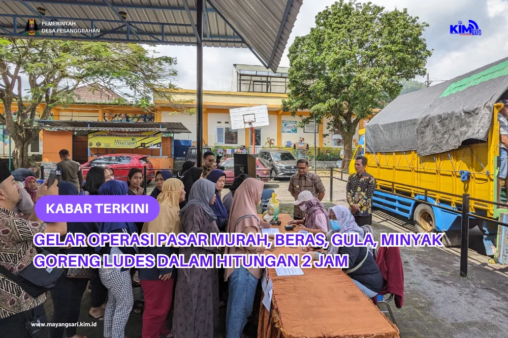 Gelar Operasi Pasar Murah, Beras, Gula, Minyak Goreng Ludes Dalam Hitungan 2 Jam