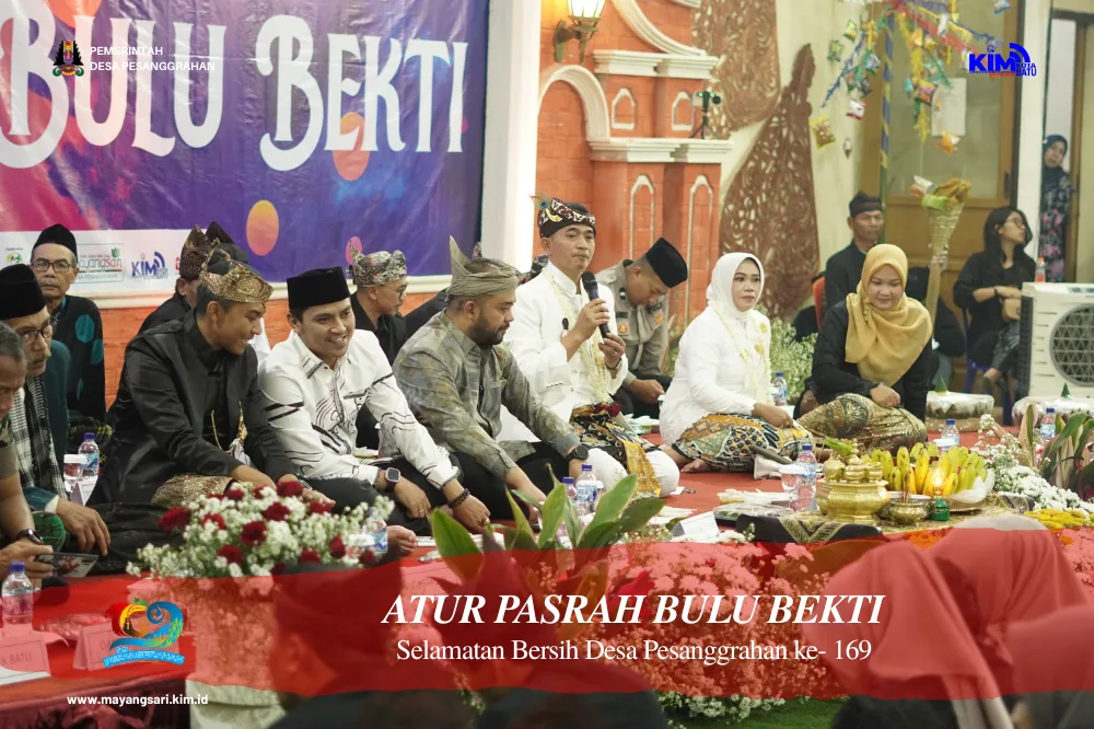 Atur- Pasrah Bulu Bekti Selamatan Bersih Desa Pesanggrahan Ke-169