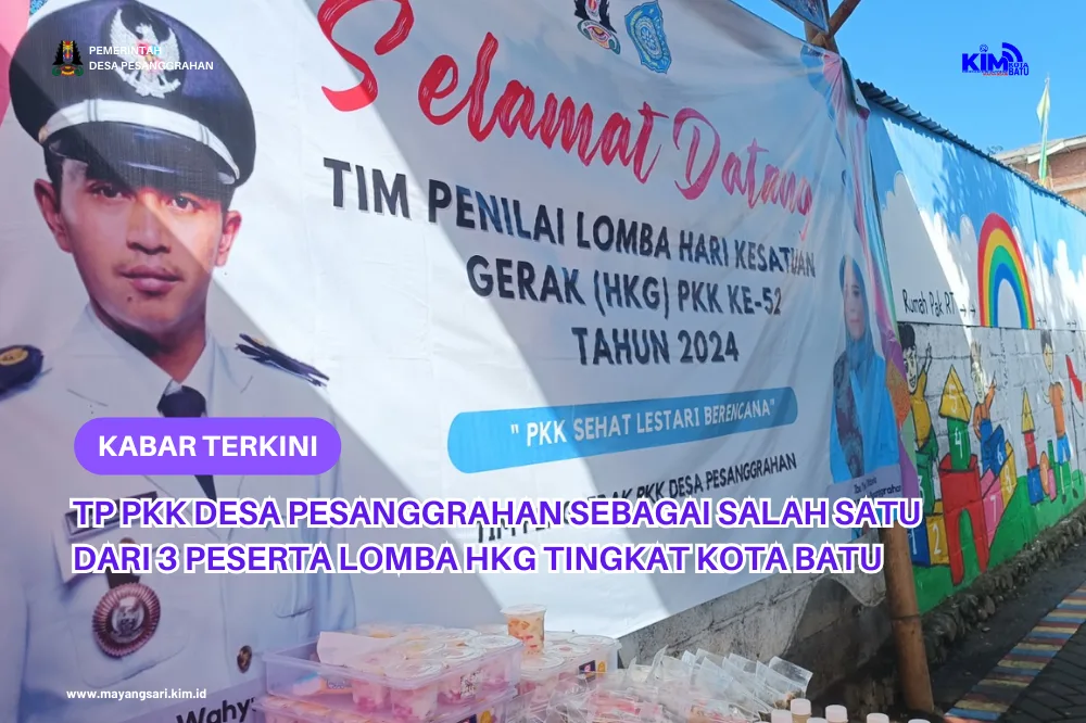 Tp Pkk Desa Pesanggrahan Sebagai Salah Satu Dari 3 Peserta Lomba Hkg Tingkat Kota Batu