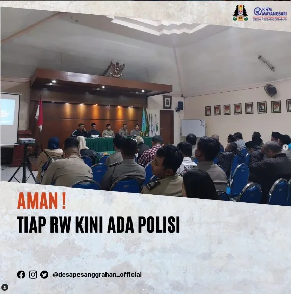 Aman! Tiap Rw Ada Polisi