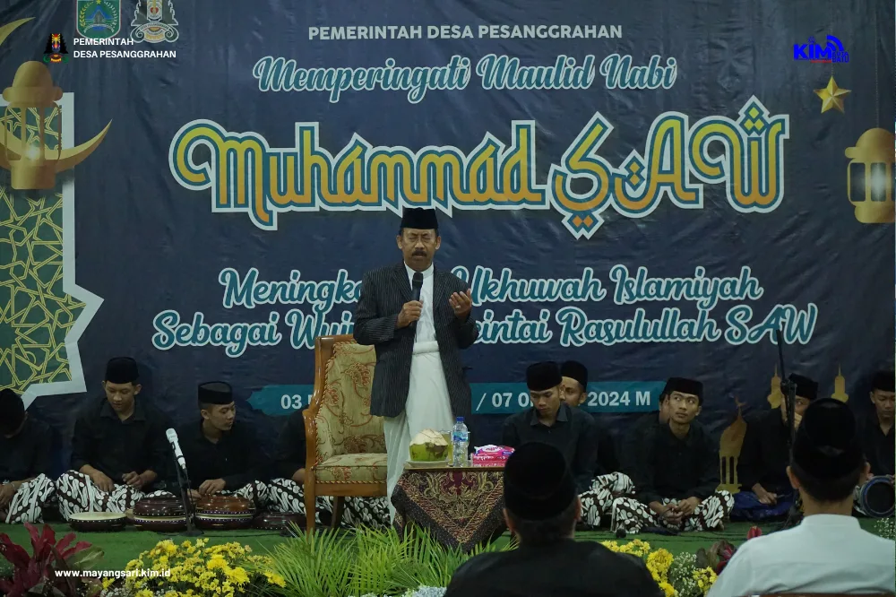 Dr.h. Zainur Rozikin,M.m., M.pd Dalam Peringatan Maulid Nabi Muhammad Saw Di Desa Pesanggrahan