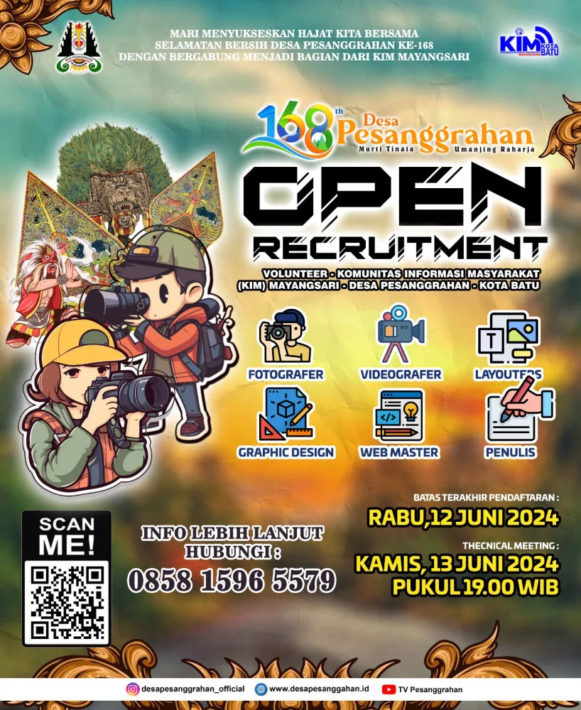 Open Recruitment Volunteer Kim Mayangsari 2024