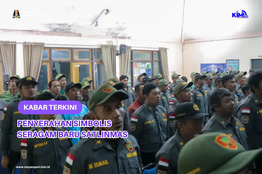 Penyerahan Simbolis Seragam Baru Satlinmas