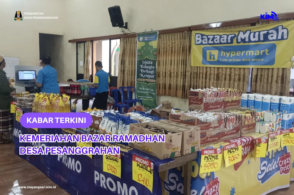 Kemeriahan Bazar Ramadhan Desa Pesanggrahan