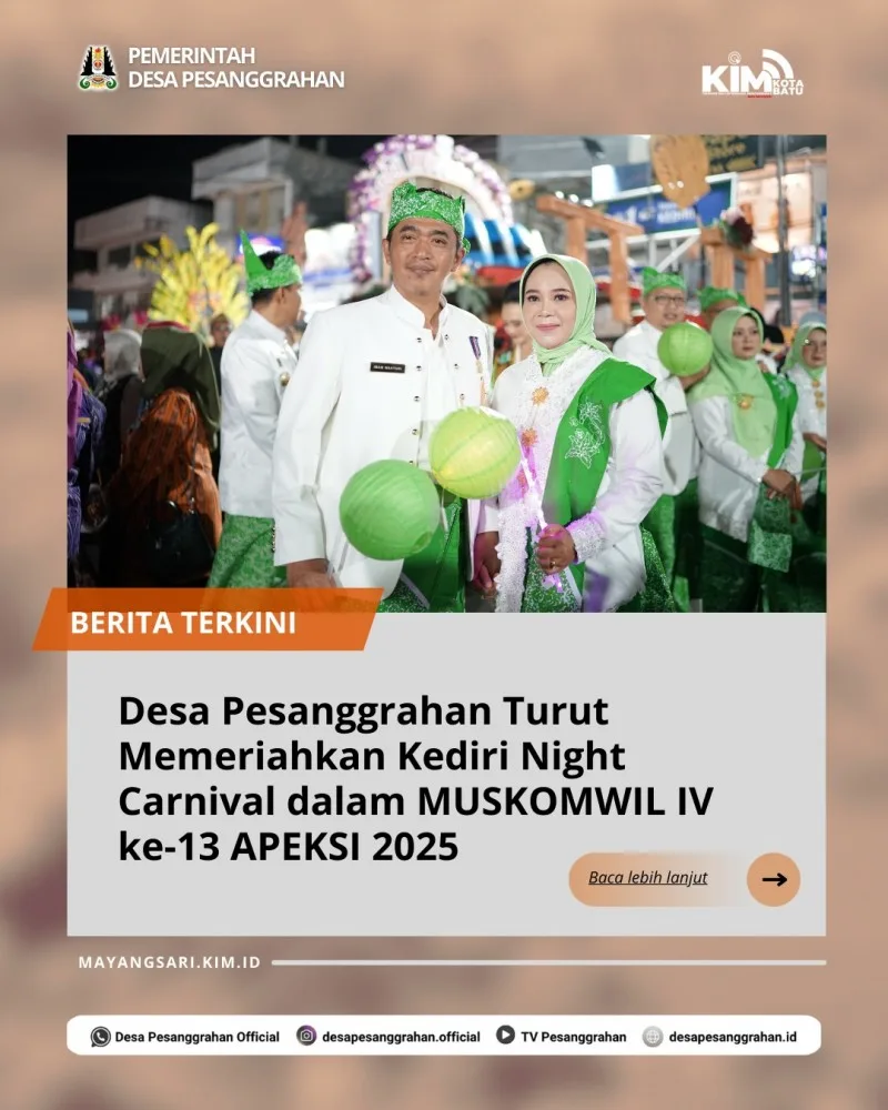 Desa Pesanggrahan Dalam Perayaan Apeksi 2025 Di Kota Kediri