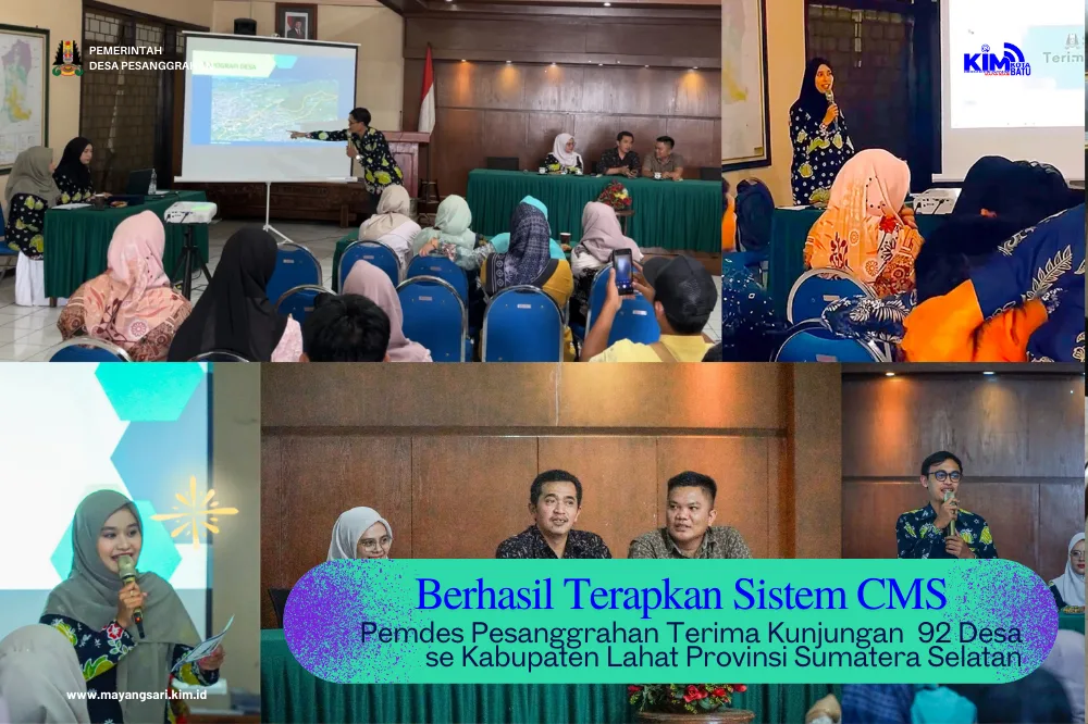 Berhasil Terapkan Sistem Cms Dalam Aplikasi Siskeudes Desa Pesanggrahan Terima Kunjungan 92 Peserta Studi Tiru Perangkat Desa Se Kabupaten Lahat Sumatera Selatan